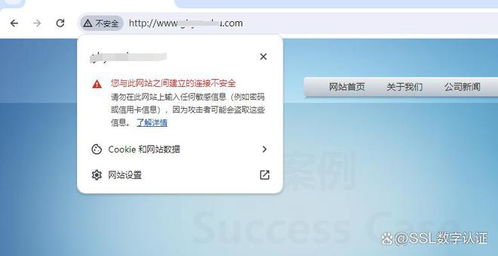 公司网站提示不安全的问题